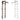 BenchK 731 Wall Bars with Convertible Pull-Up Bar in Black