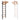BenchK 211 Wall Bars with Wooden Pull-Up Bar in Black