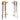 BenchK 211 Wall Bars with Wooden Pull-Up Bar, Rings and Rope in Black