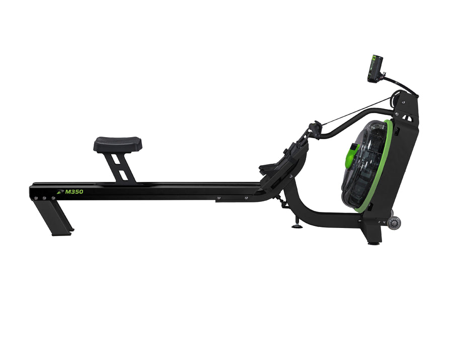 Dynamic Fluid Fitness M350 Commercial Water Rowing Machine resistance and console