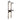 BenchK 722 Wall Bars with Fixed Pull-Up Bar and Dip Bar in Black