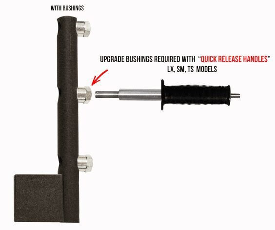 VersaClimber Arm Extenders (Commercial): More stretch and pull