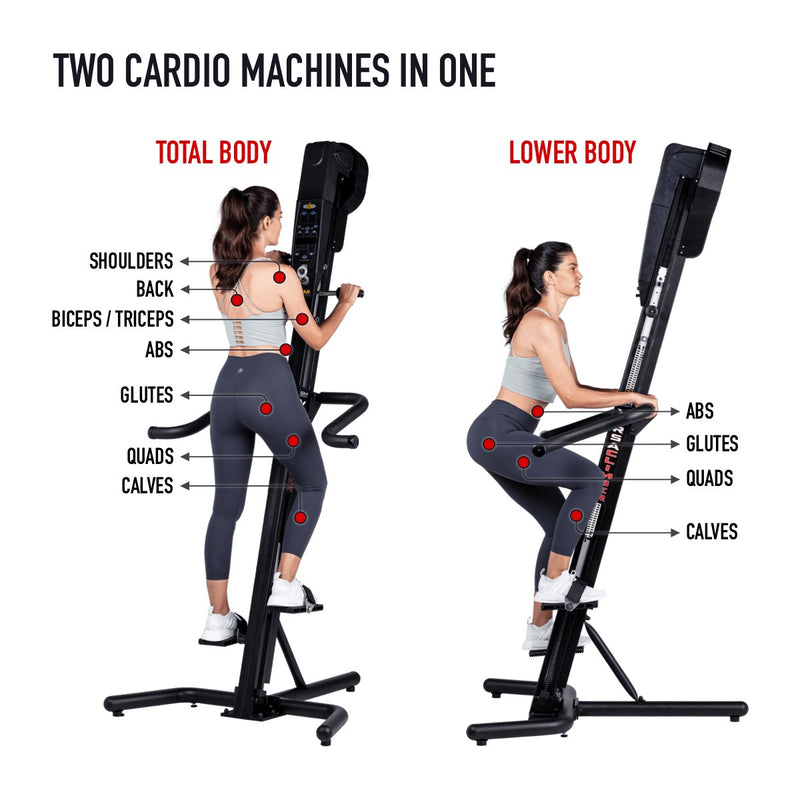 VersaClimber SM-Magnetic Sport Model Vertical Climber (SMM): Two cardio machines in one