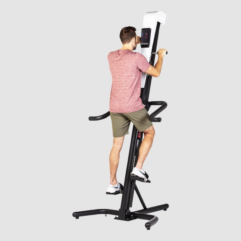 VersaClimber TS-Aerobic Touchscreen Vertical Climber (TSA): A console that runs the class